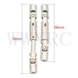1/2 PCS Upgrade Metal Drive Shaft for WPL D12 C14 C24 B14 B24 B16 B36 C64-1 MN D90 D98 MN99S RC Car Parts Accessories