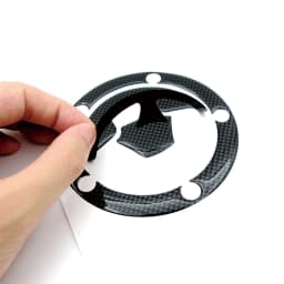 Motorcycle Carbon Fiber Fuel Gas Cap Cover Tank Protector Pad Stickers For Kawasaki Z Z1000 Z1000SX Z800 Z750 Z250 Racing Decals