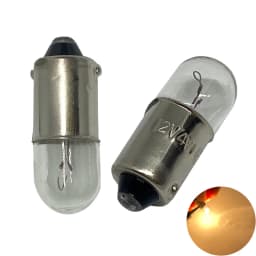 10pcs T4W T8.5 Ba9s 12V 4W Original Turn Signal Parking Lights Clearance Lamps Reverse Bulbs Car Halogen Bulb