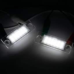 2pcs LED License Number Plate Light Lamp White Canbus For VW TRANSPORTER T5 CADDY TOURAN Golf Passat Super Bright