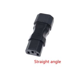 IEC60320 C13 Angle Converter Angle Extension Cable C13 to C14 PDU Up Down Right Angle Power Cables Male to Female AC Power Cord