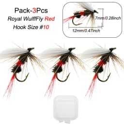 3Piece Realistic Nymph Scud Fly For Trout Fishing Artificial Insect Bait Lure Simulated Scud Worm Fishing Lure