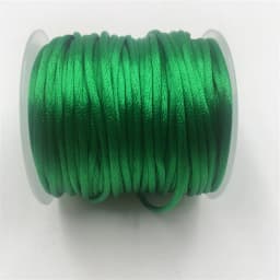 2mm Colorful Rattail Satin Cord Thread Chinese Knot Macrame Bracelet Braided String DIY Tassels Beading Thread 10-225meters