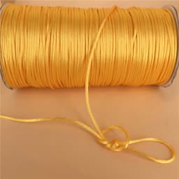 2mm Colorful Rattail Satin Cord Thread Chinese Knot Macrame Bracelet Braided String DIY Tassels Beading Thread 10-225meters