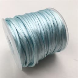 2mm Colorful Rattail Satin Cord Thread Chinese Knot Macrame Bracelet Braided String DIY Tassels Beading Thread 10-225meters