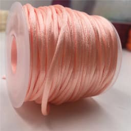 2mm Colorful Rattail Satin Cord Thread Chinese Knot Macrame Bracelet Braided String DIY Tassels Beading Thread 10-225meters