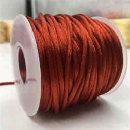 2mm Colorful Rattail Satin Cord Thread Chinese Knot Macrame Bracelet Braided String DIY Tassels Beading Thread 10-225meters