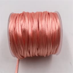 2mm Colorful Rattail Satin Cord Thread Chinese Knot Macrame Bracelet Braided String DIY Tassels Beading Thread 10-225meters