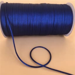 2mm Colorful Rattail Satin Cord Thread Chinese Knot Macrame Bracelet Braided String DIY Tassels Beading Thread 10-225meters