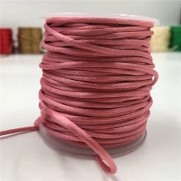 2mm Colorful Rattail Satin Cord Thread Chinese Knot Macrame Bracelet Braided String DIY Tassels Beading Thread 10-225meters