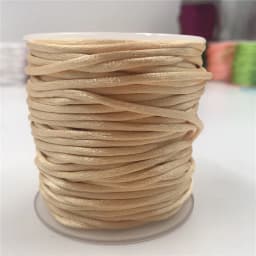 2mm Colorful Rattail Satin Cord Thread Chinese Knot Macrame Bracelet Braided String DIY Tassels Beading Thread 10-225meters