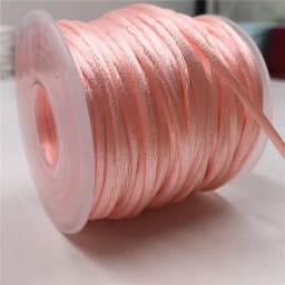 2mm Colorful Rattail Satin Cord Thread Chinese Knot Macrame Bracelet Braided String DIY Tassels Beading Thread 10-225meters