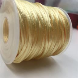 2mm Colorful Rattail Satin Cord Thread Chinese Knot Macrame Bracelet Braided String DIY Tassels Beading Thread 10-225meters