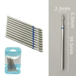 10pcsSet Diamond Nail Drill Bit Rotery Electric Milling Cutters for Pedicure Manicure Files Cuticle Burr Nail Tools Accessories