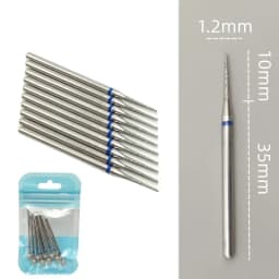 10pcsSet Diamond Nail Drill Bit Rotery Electric Milling Cutters for Pedicure Manicure Files Cuticle Burr Nail Tools Accessories