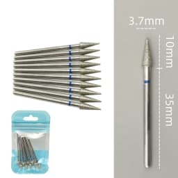 10pcsSet Diamond Nail Drill Bit Rotery Electric Milling Cutters for Pedicure Manicure Files Cuticle Burr Nail Tools Accessories