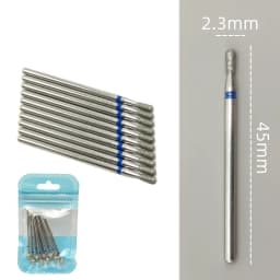 10pcsSet Diamond Nail Drill Bit Rotery Electric Milling Cutters for Pedicure Manicure Files Cuticle Burr Nail Tools Accessories