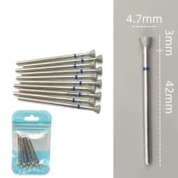10pcsSet Diamond Nail Drill Bit Rotery Electric Milling Cutters for Pedicure Manicure Files Cuticle Burr Nail Tools Accessories