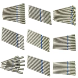 10pcsSet Diamond Nail Drill Bit Rotery Electric Milling Cutters for Pedicure Manicure Files Cuticle Burr Nail Tools Accessories