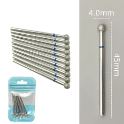 10pcsSet Diamond Nail Drill Bit Rotery Electric Milling Cutters for Pedicure Manicure Files Cuticle Burr Nail Tools Accessories