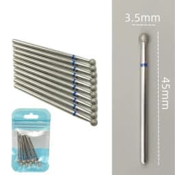 10pcsSet Diamond Nail Drill Bit Rotery Electric Milling Cutters for Pedicure Manicure Files Cuticle Burr Nail Tools Accessories