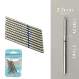 10pcsSet Diamond Nail Drill Bit Rotery Electric Milling Cutters for Pedicure Manicure Files Cuticle Burr Nail Tools Accessories