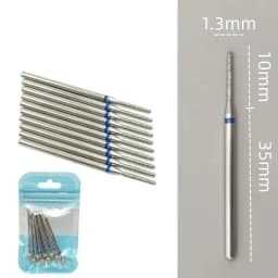 10pcsSet Diamond Nail Drill Bit Rotery Electric Milling Cutters for Pedicure Manicure Files Cuticle Burr Nail Tools Accessories