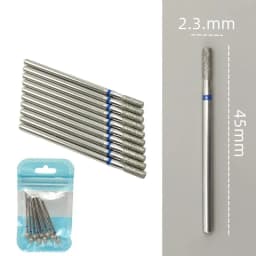 10pcsSet Diamond Nail Drill Bit Rotery Electric Milling Cutters for Pedicure Manicure Files Cuticle Burr Nail Tools Accessories