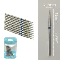 10pcsSet Diamond Nail Drill Bit Rotery Electric Milling Cutters for Pedicure Manicure Files Cuticle Burr Nail Tools Accessories