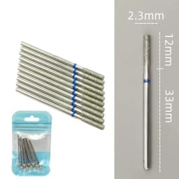 10pcsSet Diamond Nail Drill Bit Rotery Electric Milling Cutters for Pedicure Manicure Files Cuticle Burr Nail Tools Accessories