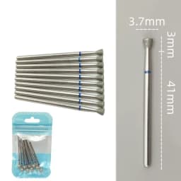 10pcsSet Diamond Nail Drill Bit Rotery Electric Milling Cutters for Pedicure Manicure Files Cuticle Burr Nail Tools Accessories