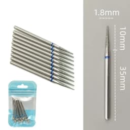 10pcsSet Diamond Nail Drill Bit Rotery Electric Milling Cutters for Pedicure Manicure Files Cuticle Burr Nail Tools Accessories