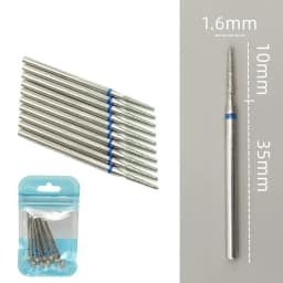 10pcsSet Diamond Nail Drill Bit Rotery Electric Milling Cutters for Pedicure Manicure Files Cuticle Burr Nail Tools Accessories
