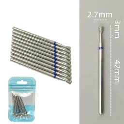 10pcsSet Diamond Nail Drill Bit Rotery Electric Milling Cutters for Pedicure Manicure Files Cuticle Burr Nail Tools Accessories