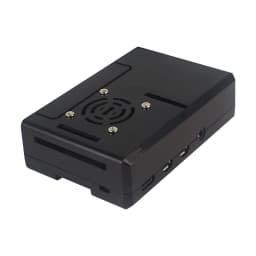 Raspberry Pi ABS Case Black Plastic Shell Removable GPIO Cover Optional With Cooling Fan For Raspberry Pi 4B
