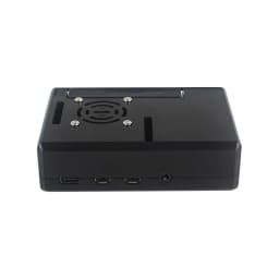 Raspberry Pi ABS Case Black Plastic Shell Removable GPIO Cover Optional With Cooling Fan For Raspberry Pi 4B