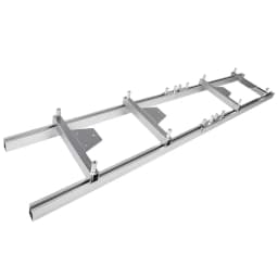 9FT Milling Rail System Chainsaw Mill Guide Set Portable Ladder Connector Kit Works with Saw Mill