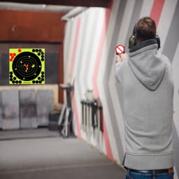 8-inch Splatter Target Adhesive Shooting Target Stickers Shooting Aim Paper