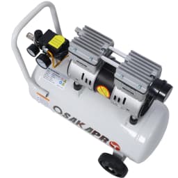 1.5HP Silent Oil-Free Air Compressor 8 Gallon, Oil-Free, Electric Shop Air Compressor Portable,Lightweight with Wheels, 70 dBA