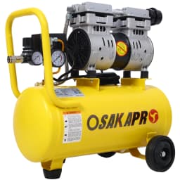 1.5HP Silent Oil-Free Air Compressor 8 Gallon, Oil-Free, Electric Shop Air Compressor Portable,Lightweight with Wheels, 70 dBA