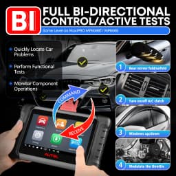 Autel MaxiCheck MX808S OBD2 Scanner Car Bi-directional Diagnostic Tools OE All Systems Diagnostic 28+ Services Same as MK808S