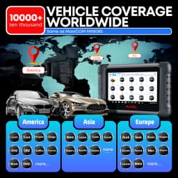Autel MaxiCheck MX808S OBD2 Scanner Car Bi-directional Diagnostic Tools OE All Systems Diagnostic 28+ Services Same as MK808S