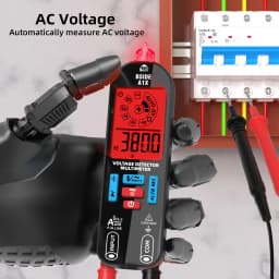 Voltage Tester Digital Voltmeter Non-Contact Electrician Pen Detector Voltmeter Ac Live Wire Test Diode Meter USB Rechargeable