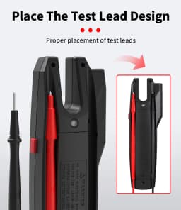 U6 U6X Digital Fork Clamp Meter 600A Current Open Jaw Ammeter Multimeter DC AC Current Hz Electrical Tester Rechargeable Battery