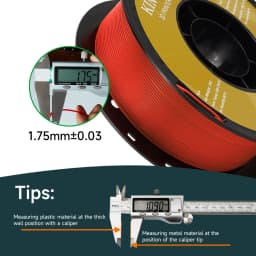 KINGROON 5KG PLA TPU PETG Filament Mix Color 1.75mm 3D Printer Plastic No Bubble Spool 3D Printing Materials Wholesales