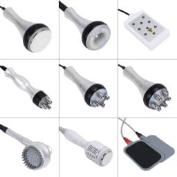 9 In1 Vacuum 40K Cavitation Machine Lipo Slimming Ultrasonic Lipo suction Lifting Body Shape Massager Weight Loss 8 Pads
