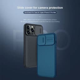 for iPhone 13 Pro Max Camshield Phone Case,NILLKIN Camera Protection Slide Protect Cover Lens Protection Case