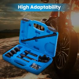 Motorcycle Wheel Bearing Remover & Installer Puller Tool kit for Harley Davidson VT102 1'' Black