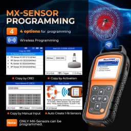 OTOFIX TireGO 808 TPMS Programming Tool WiFi TPMS Scan Tool Relearn Activate All TPMS Sensors Program MX-Sensor TPMS Diagnostics
