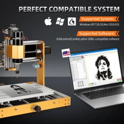 CNC3018pro Machine 500W All-Metal CNC Router Machine 3 Axis Limit Switches & Emergency-Stop with GRBL Offline Control